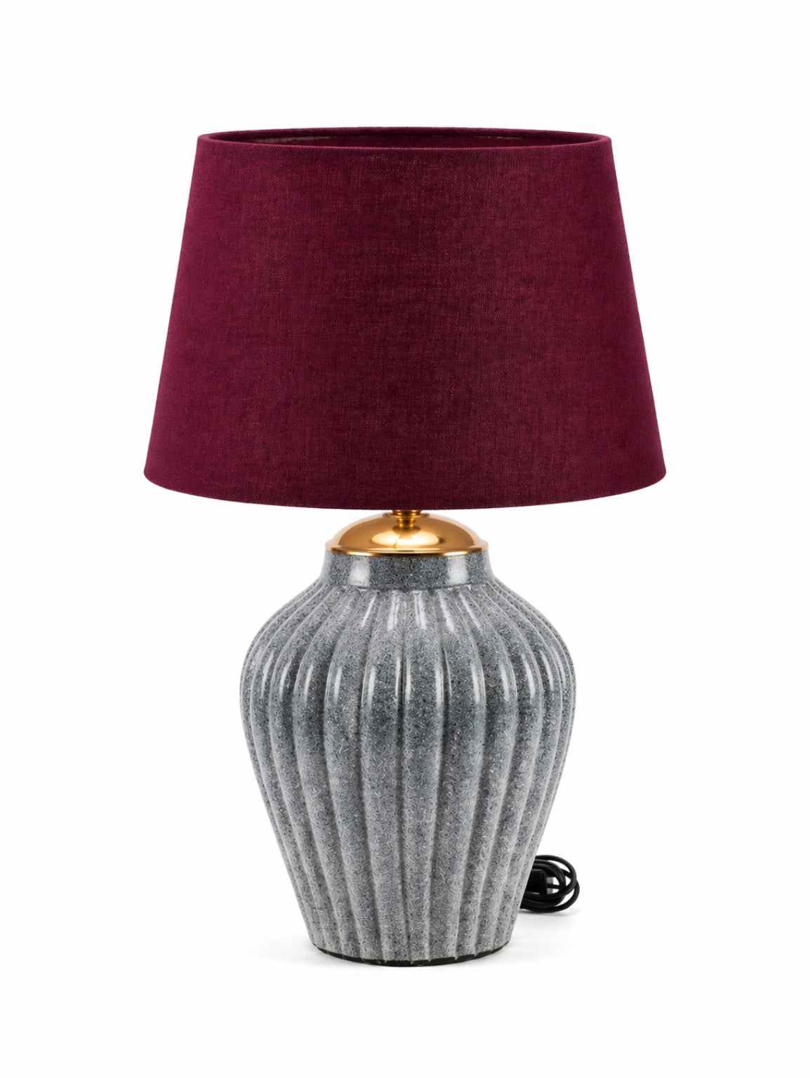 Classic Marble-Effect Table Lamp with Elegant Details