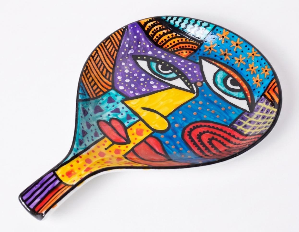 Abstract Art Serving Plate