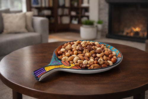 Abstract Art Serving Plate