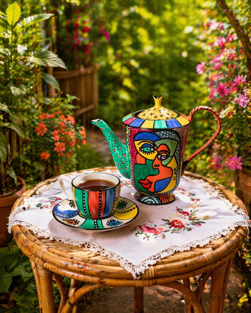 Handmade Tea Set – 14 Pieces