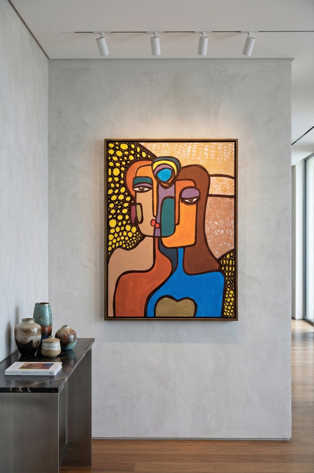 Abstract Art Painting – Hand Painted