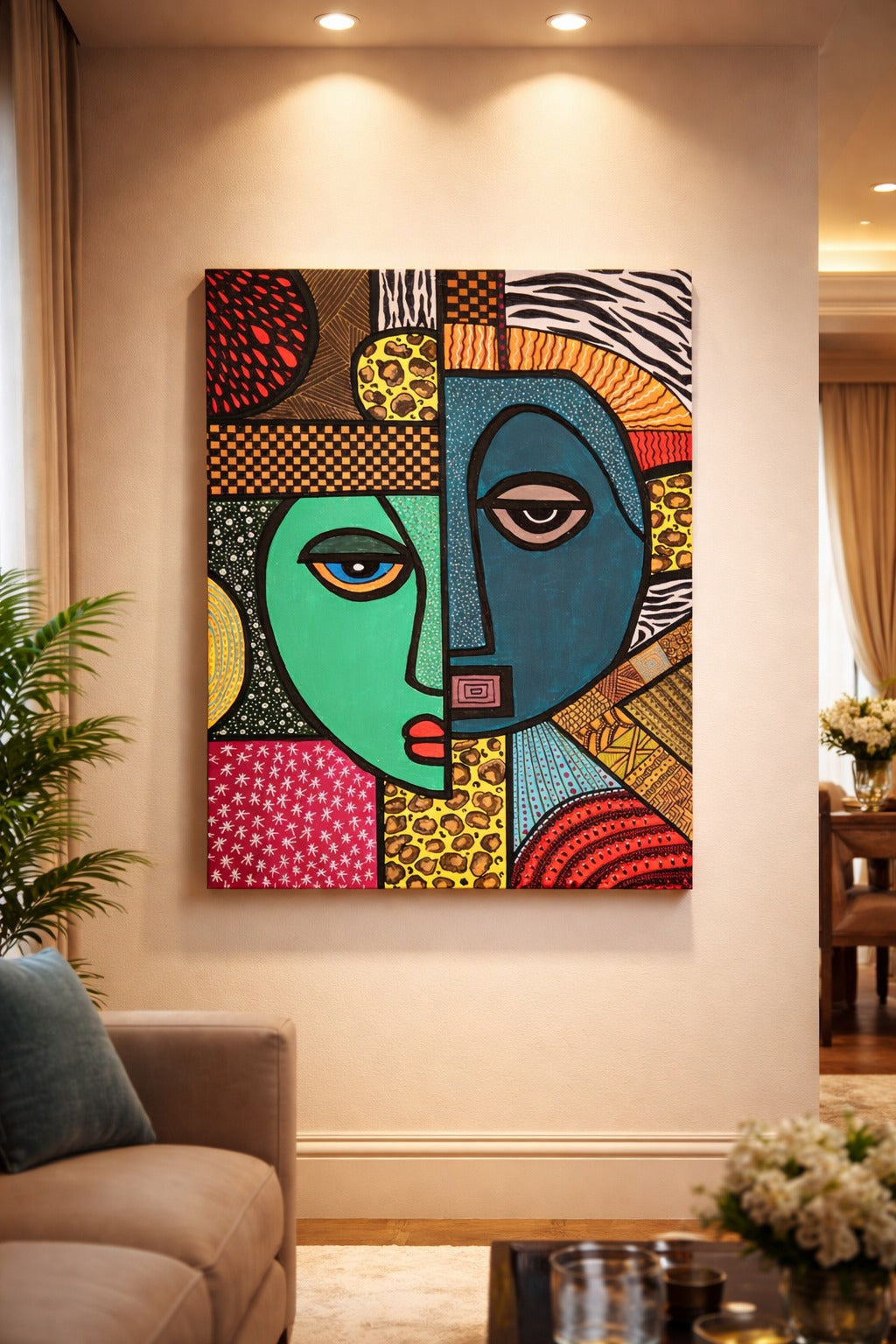 Handmade African Style Painting