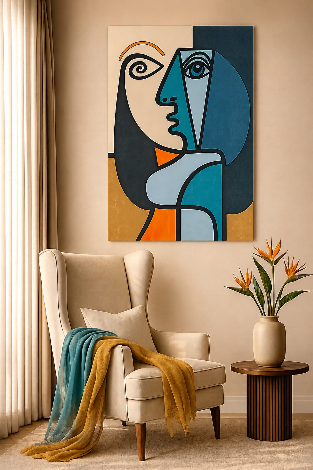 Modern Abstract Wall Art – Handmade Painting