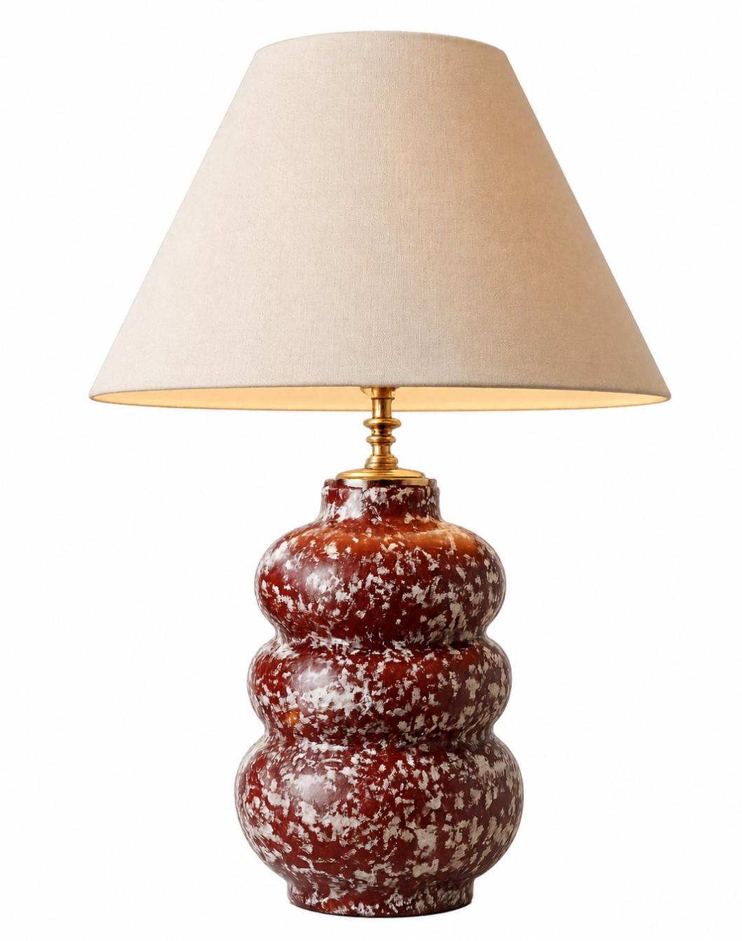 Marble Effect Table Lamp
