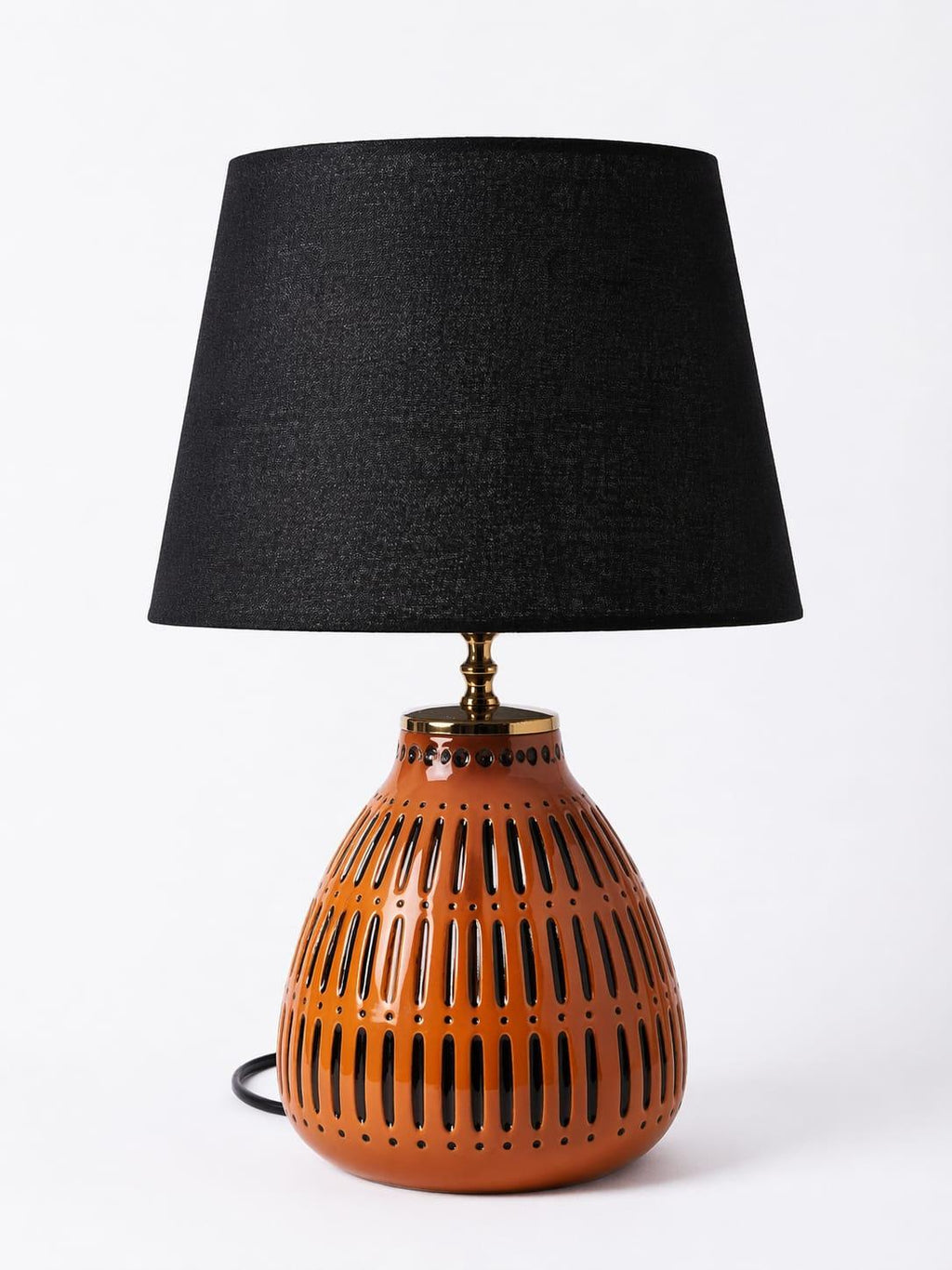 African-Inspired Handmade Table Lamp
