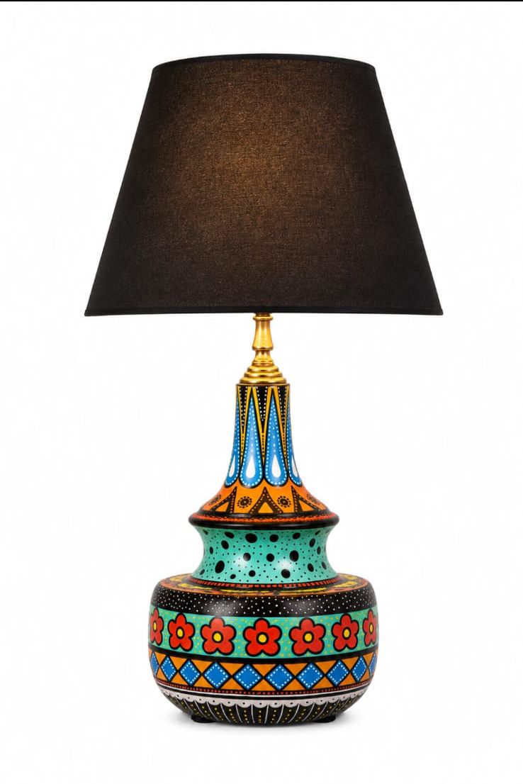 Hand-Painted Artistic Table Lamp