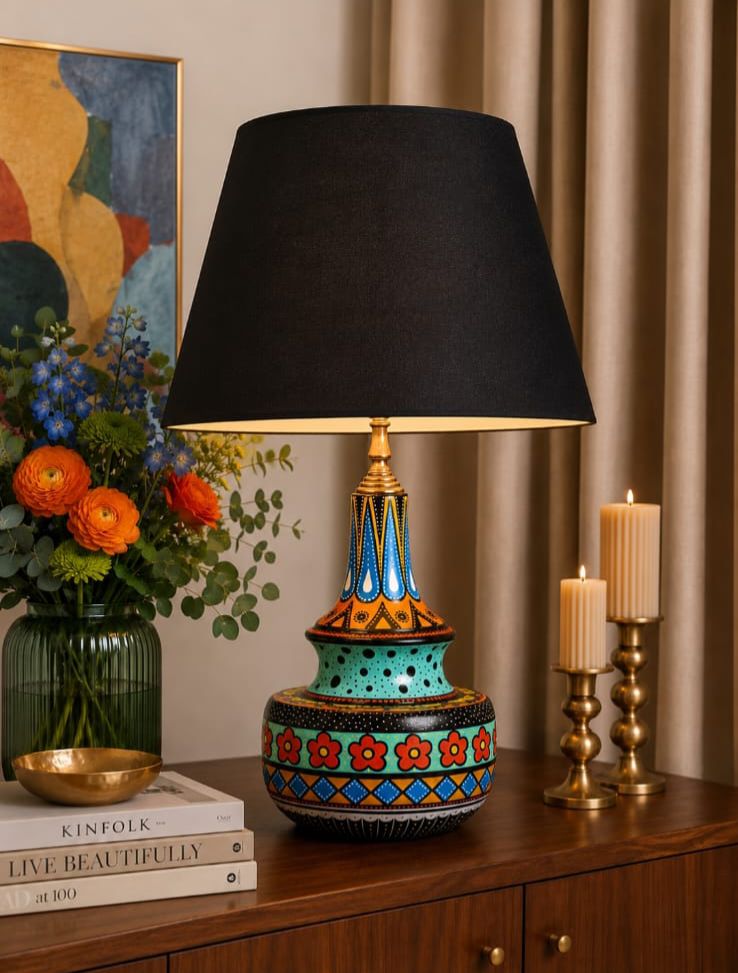 Hand-Painted Artistic Table Lamp