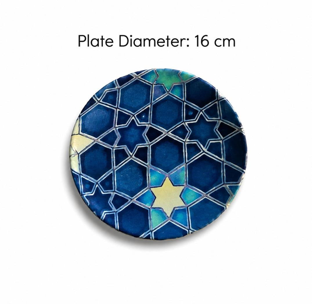 Islamic Geometric Wall Plate Collection