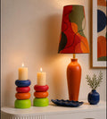 Handcrafted Beech Wood Candle Holder Set