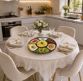 Hand-Painted Abstract Porcelain Serving Platter