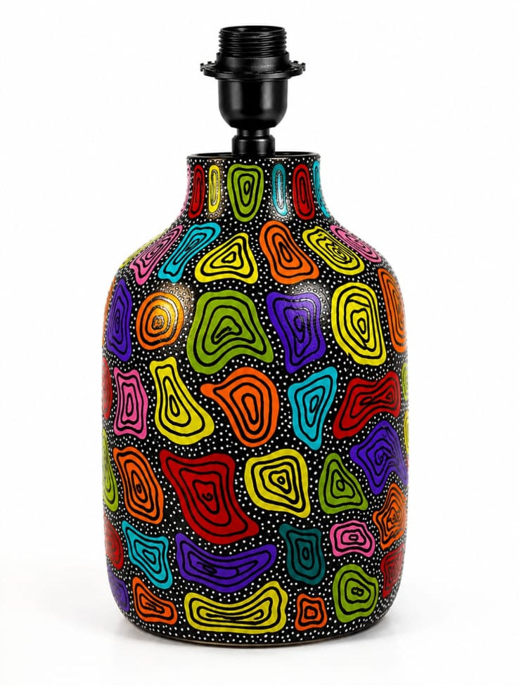 Hand-Painted Table Lamp